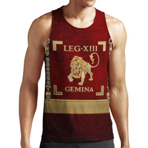 Standard Of The 13Th Legion Geminia Vexillum Of 13Th Twin Legion All-over-print Unisex Tank Top