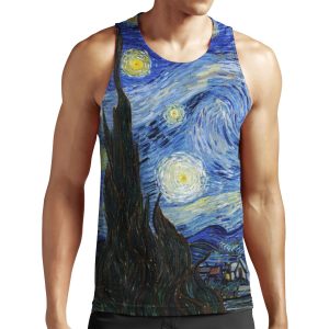 Starry Night Van Gogh All-over-print Unisex Tank Top