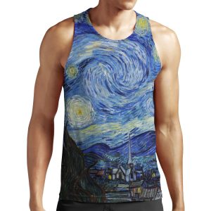 Starry Night Vincent Van Gogh All-over-print Unisex Tank Top