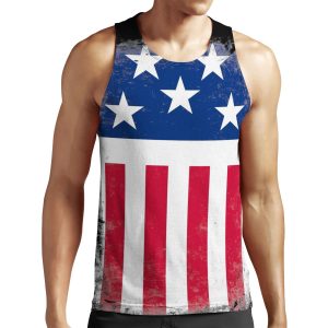 Stars And Stripes Firestarter All-over-print Unisex Tank Top