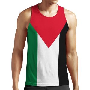 State Of Palestine Dawlat Filas%E1%B9%Ad%C4%Abn 2 All-over-print Unisex Tank Top