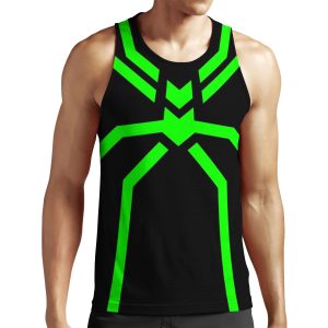Stealth Spider Green All-over-print Unisex Tank Top