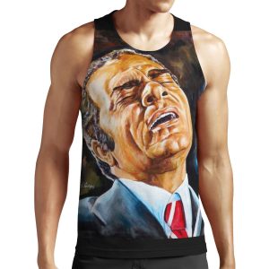 Stelios Kazantzidis Portrait Painting All-over-print Unisex Tank Top