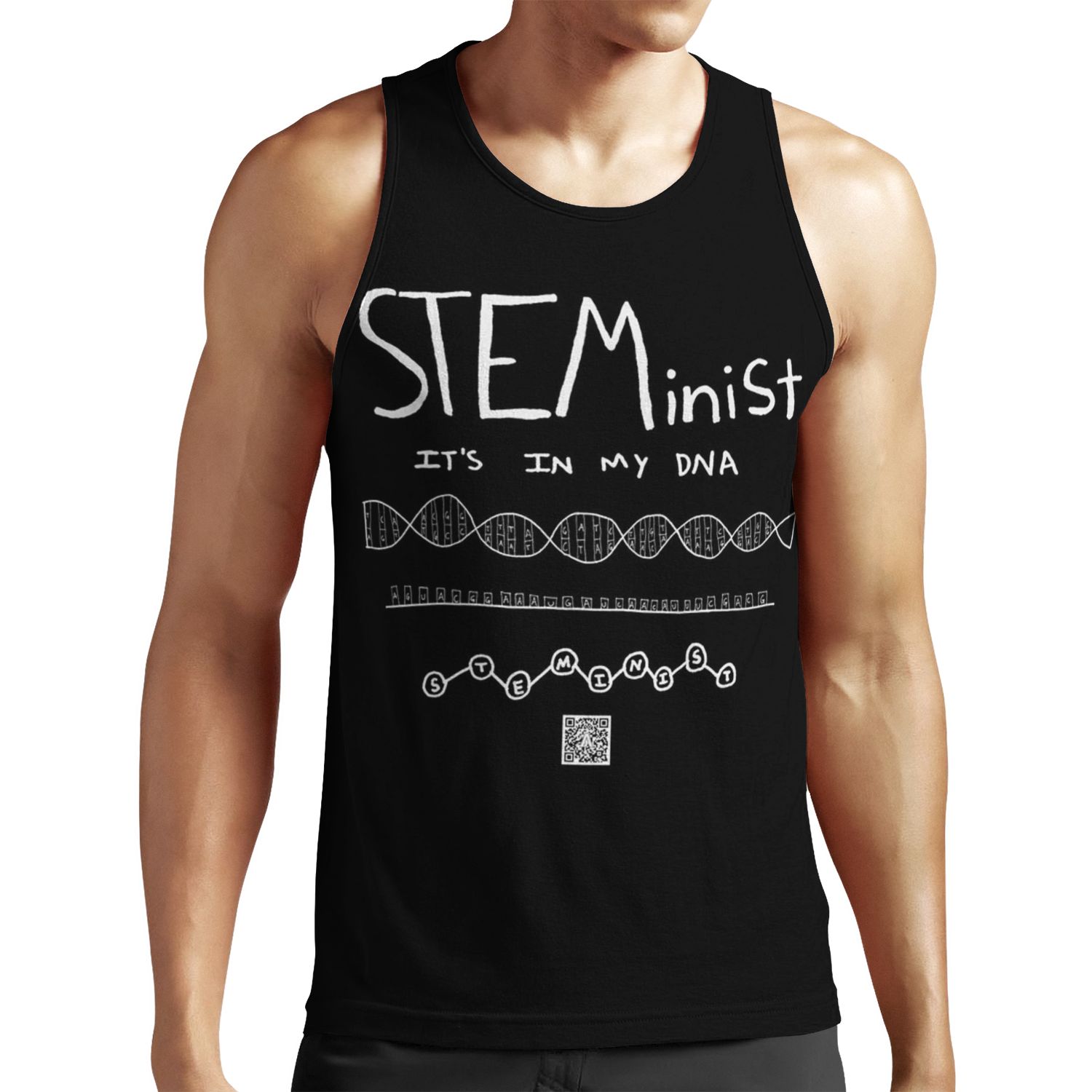 Steminist Design To Support Women In Science Conference In China All-over-print Unisex Tank Top