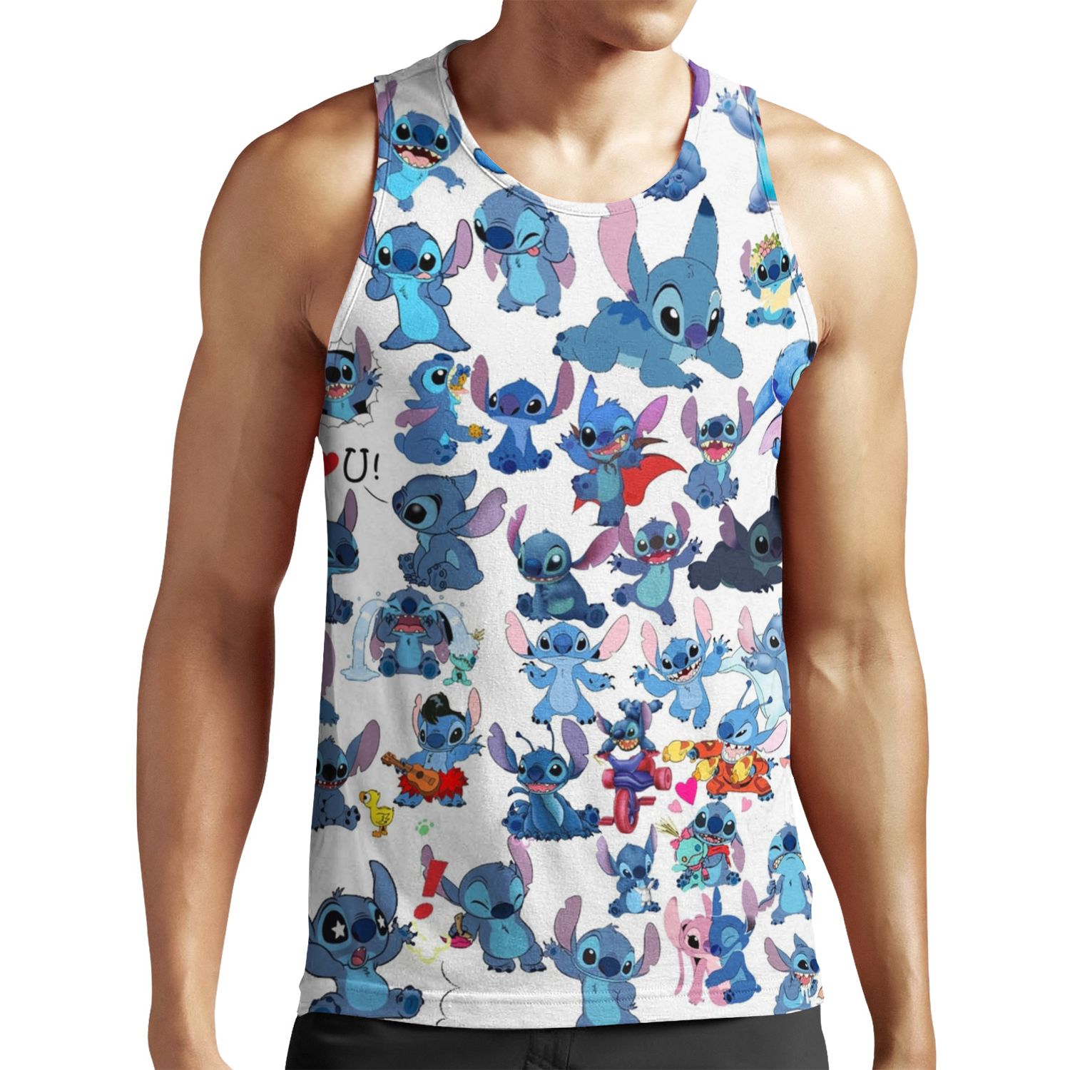 Stitch All-over-print Unisex Tank Top
