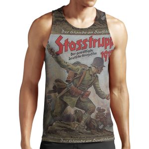 Stosstrupp 1917 Vintage Wwi German Movie Poster All-over-print Unisex Tank Top