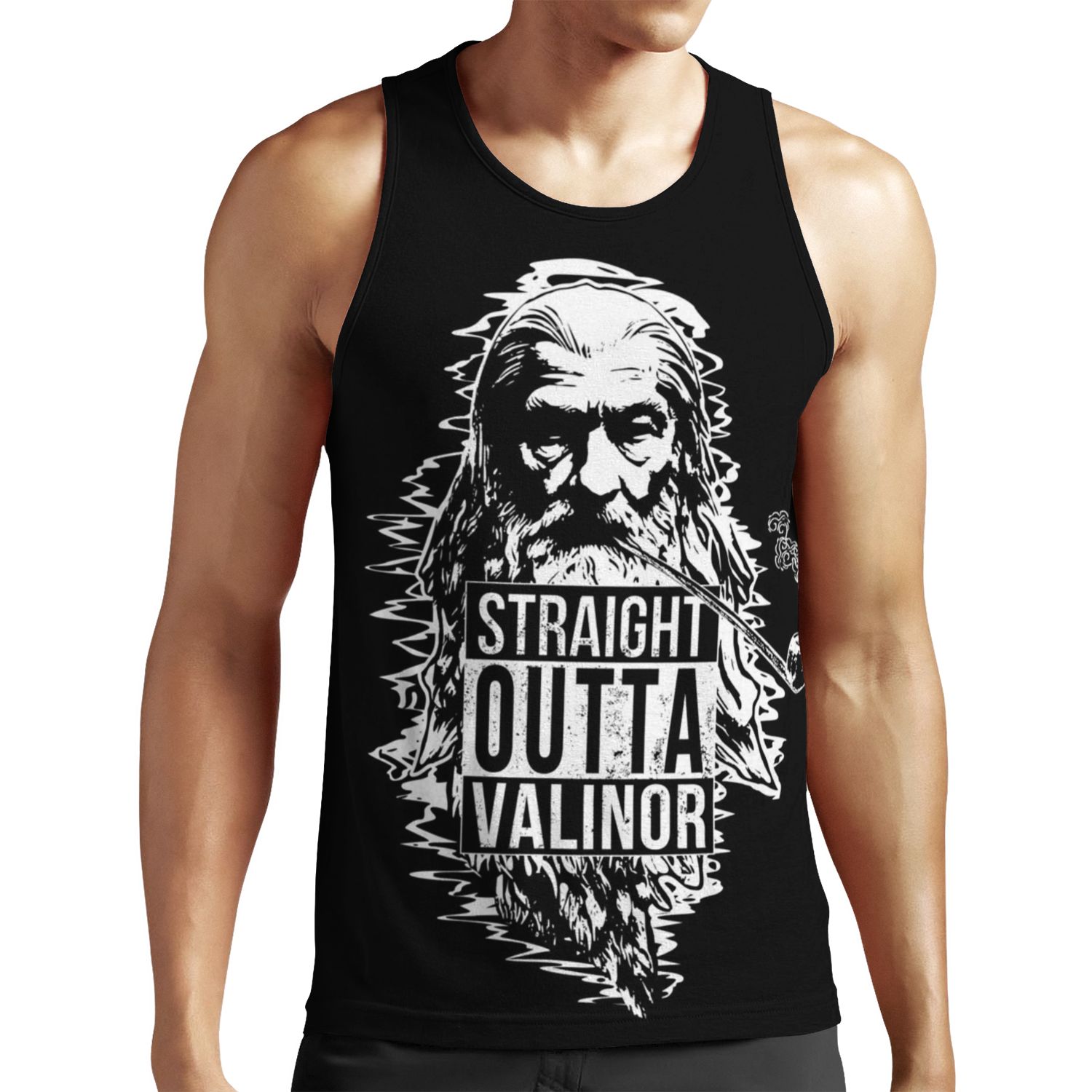 Straight Outta Valinor All-over-print Unisex Tank Top