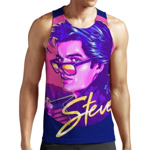 Stranger Things Steve Harrington Available On Mask All-over-print Unisex Tank Top