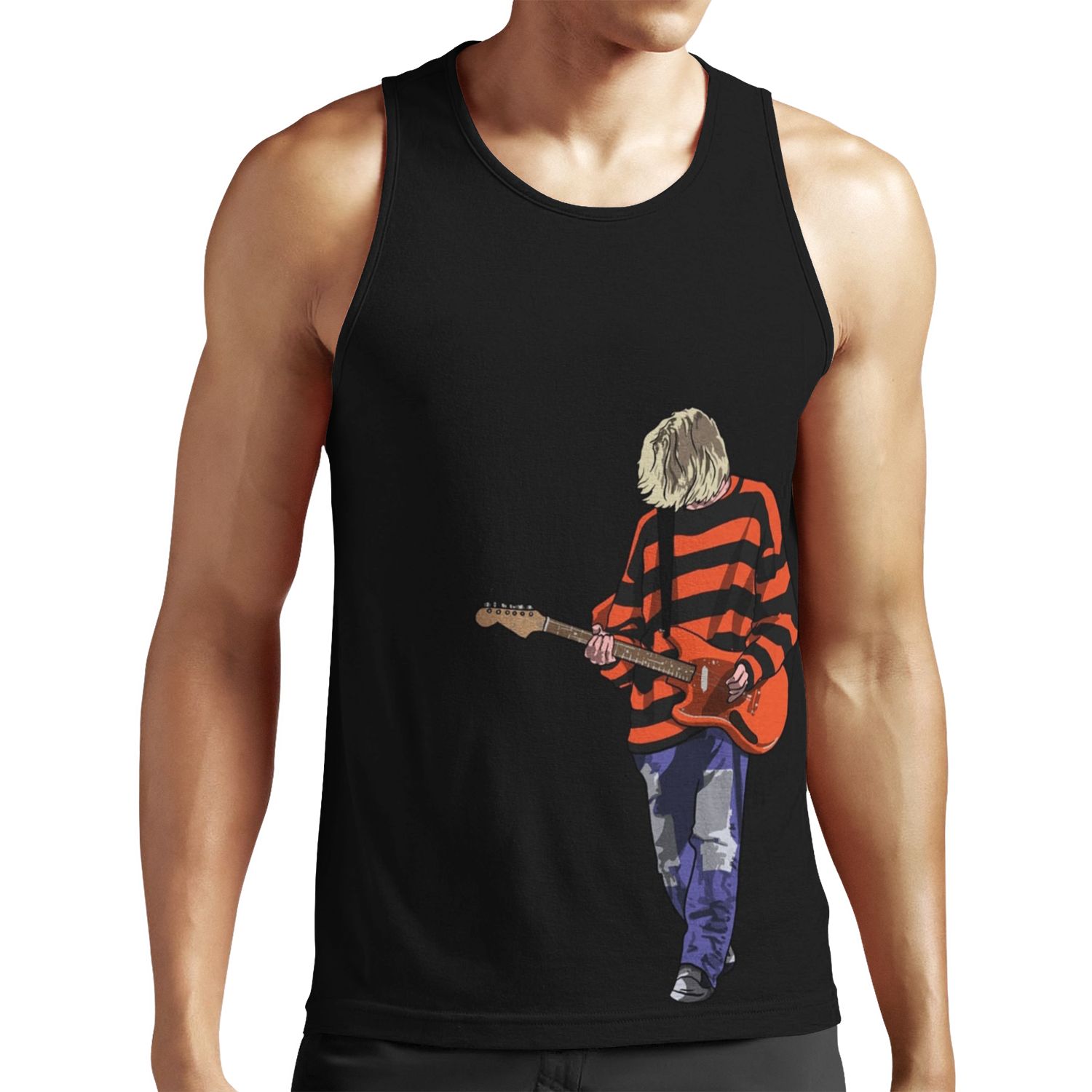 Stripey Kurt All-over-print Unisex Tank Top
