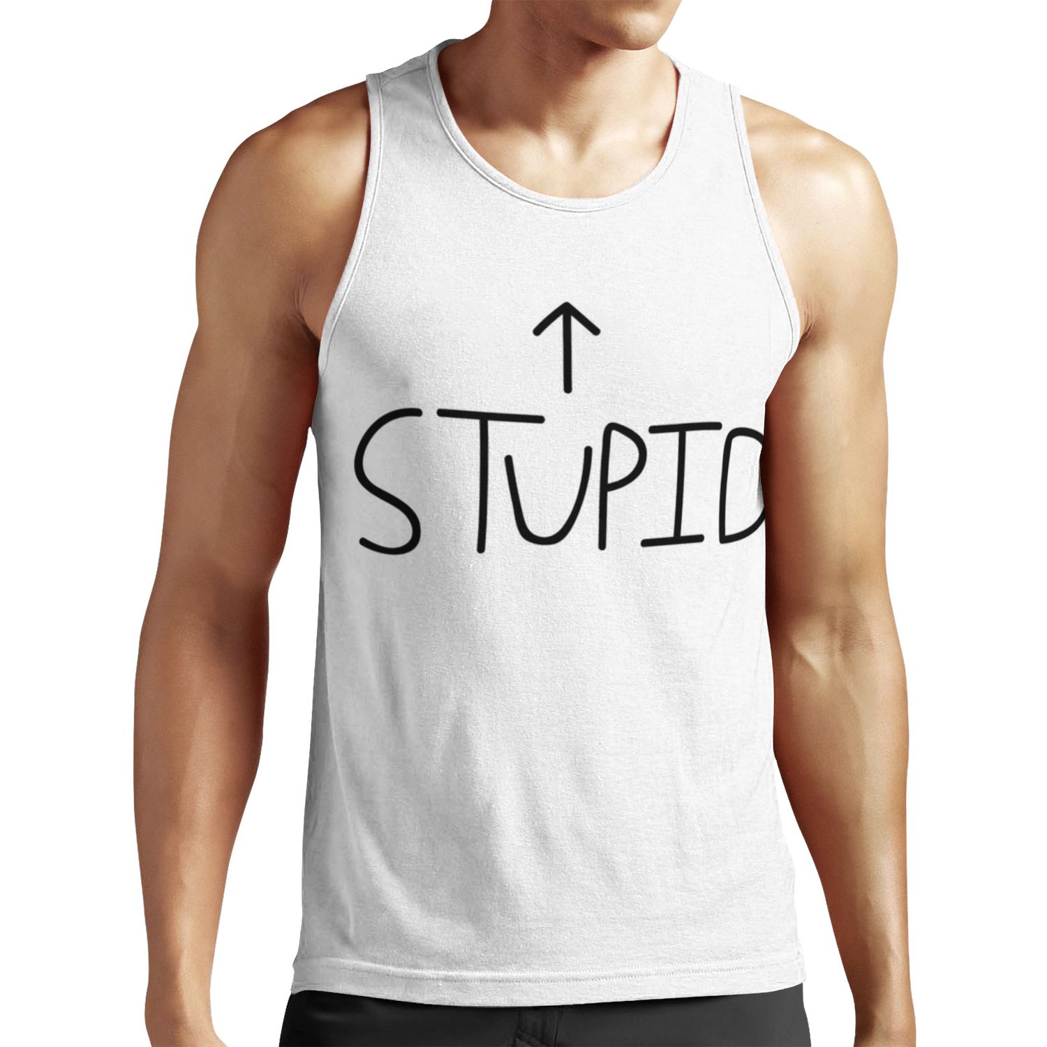 Stupid All-over-print Unisex Tank Top