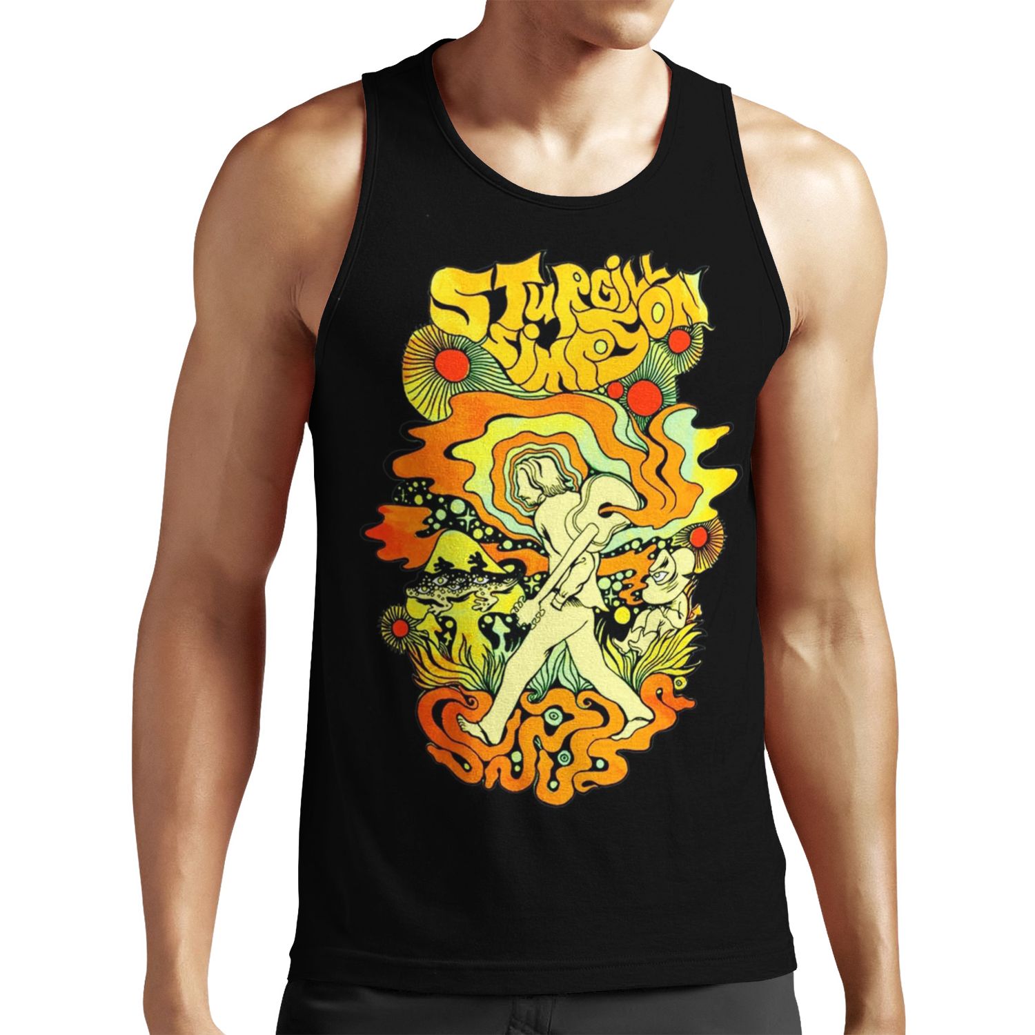 Sturgill Simpson All-over-print Unisex Tank Tops 1 American Country Music Singer Songwriter And Actor All-over-print Unisex Tank Top