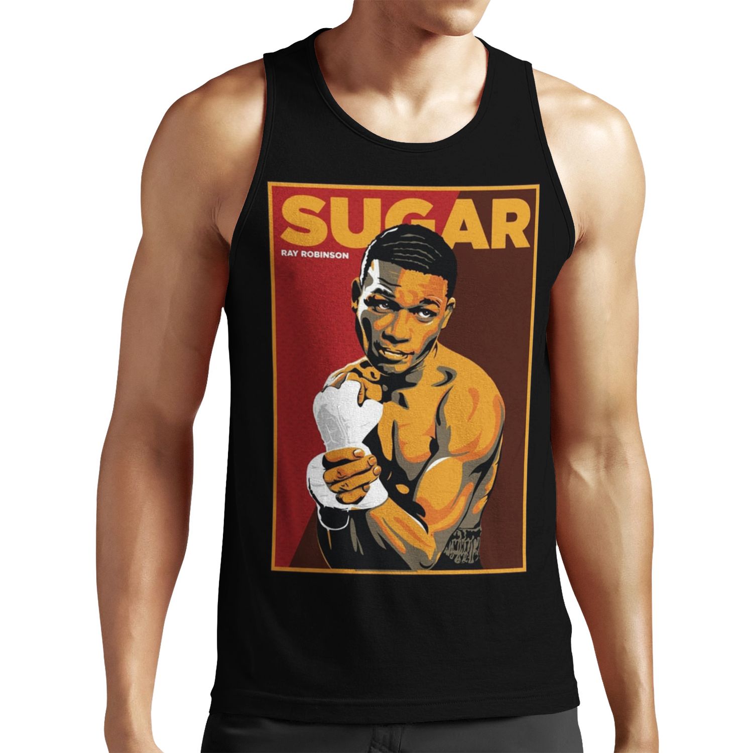 Sugar Ray Robinson All-over-print Unisex Tank Top