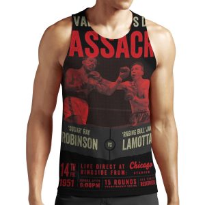Sugar Ray Robinson Vs Jake Lamotta Shirt All-over-print Unisex Tank Top