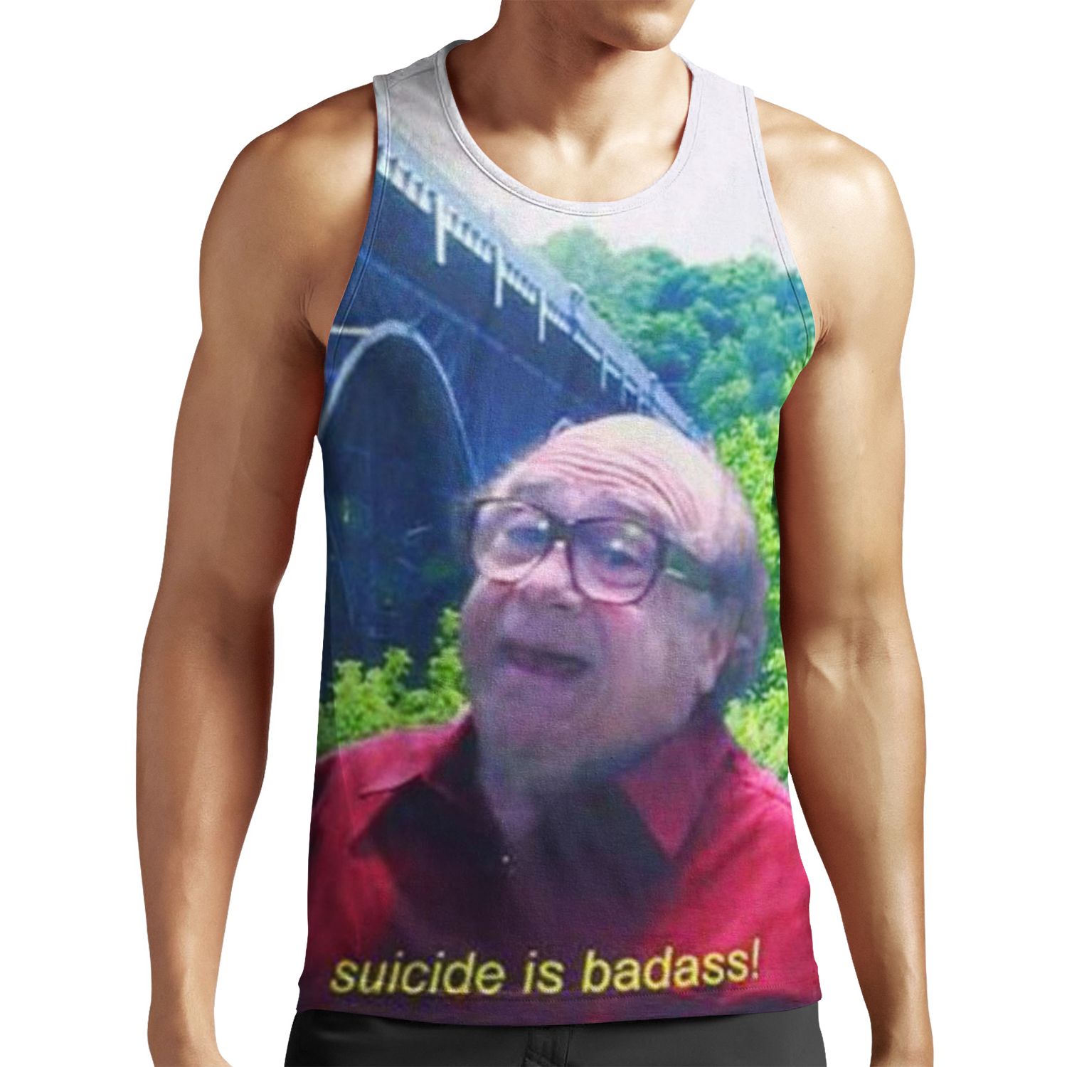 Suicide Is Badass All-over-print Unisex Tank Top