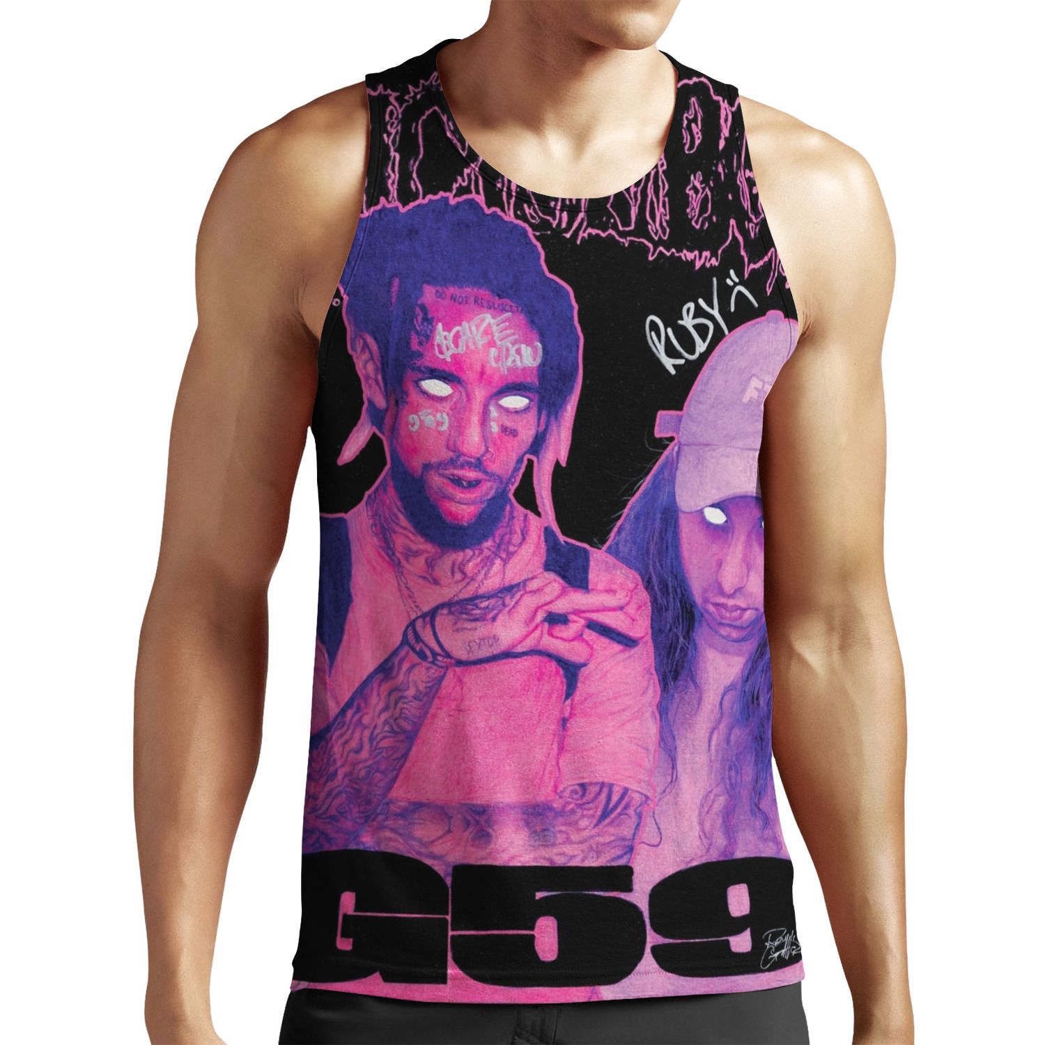 Suicideboys Signed Purple Haze All-over-print Unisex Tank Top