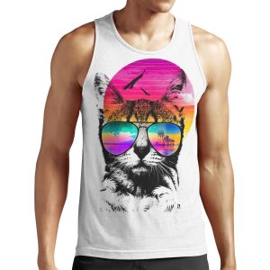 Summer Cat All-over-print Unisex Tank Top