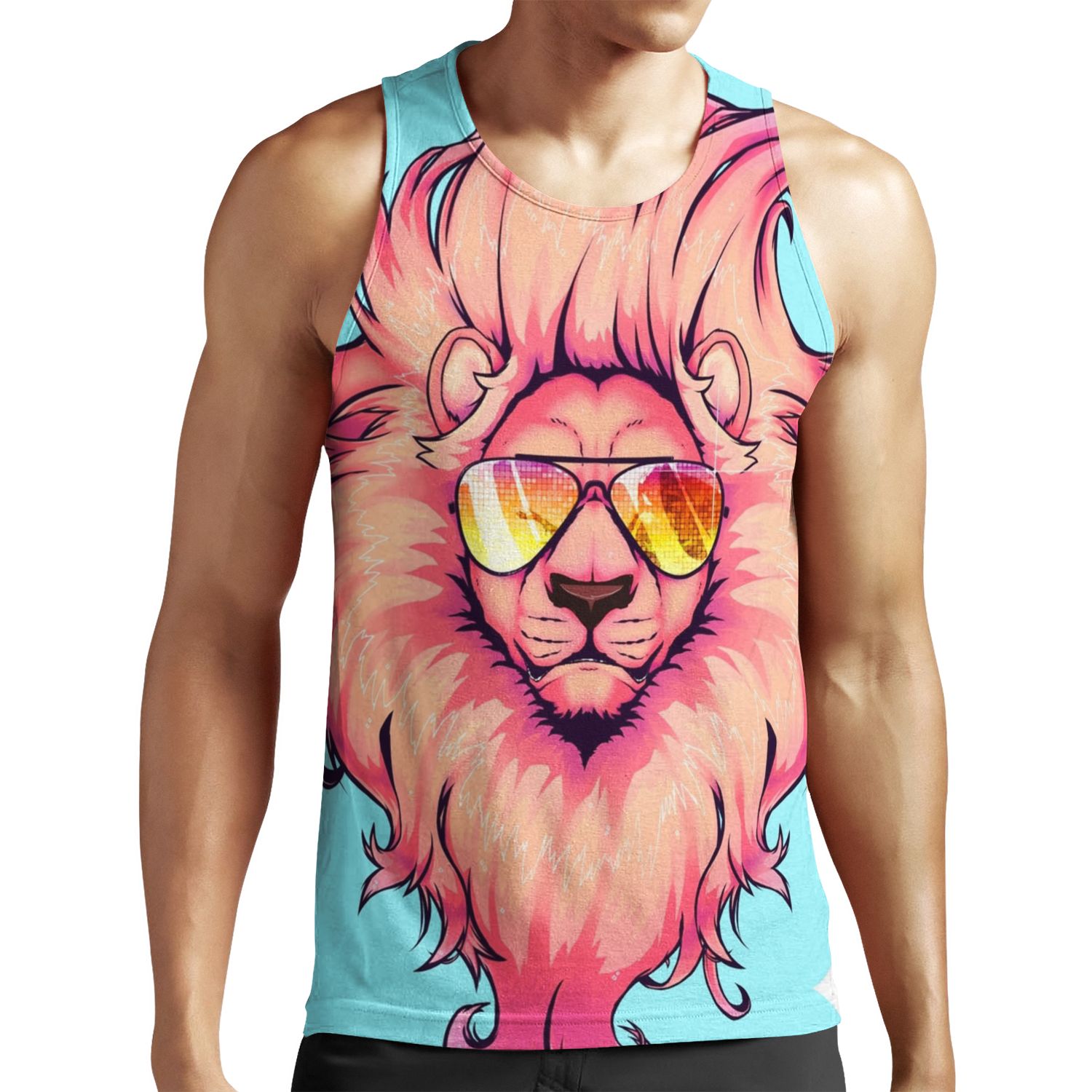 Summer Lion All-over-print Unisex Tank Top