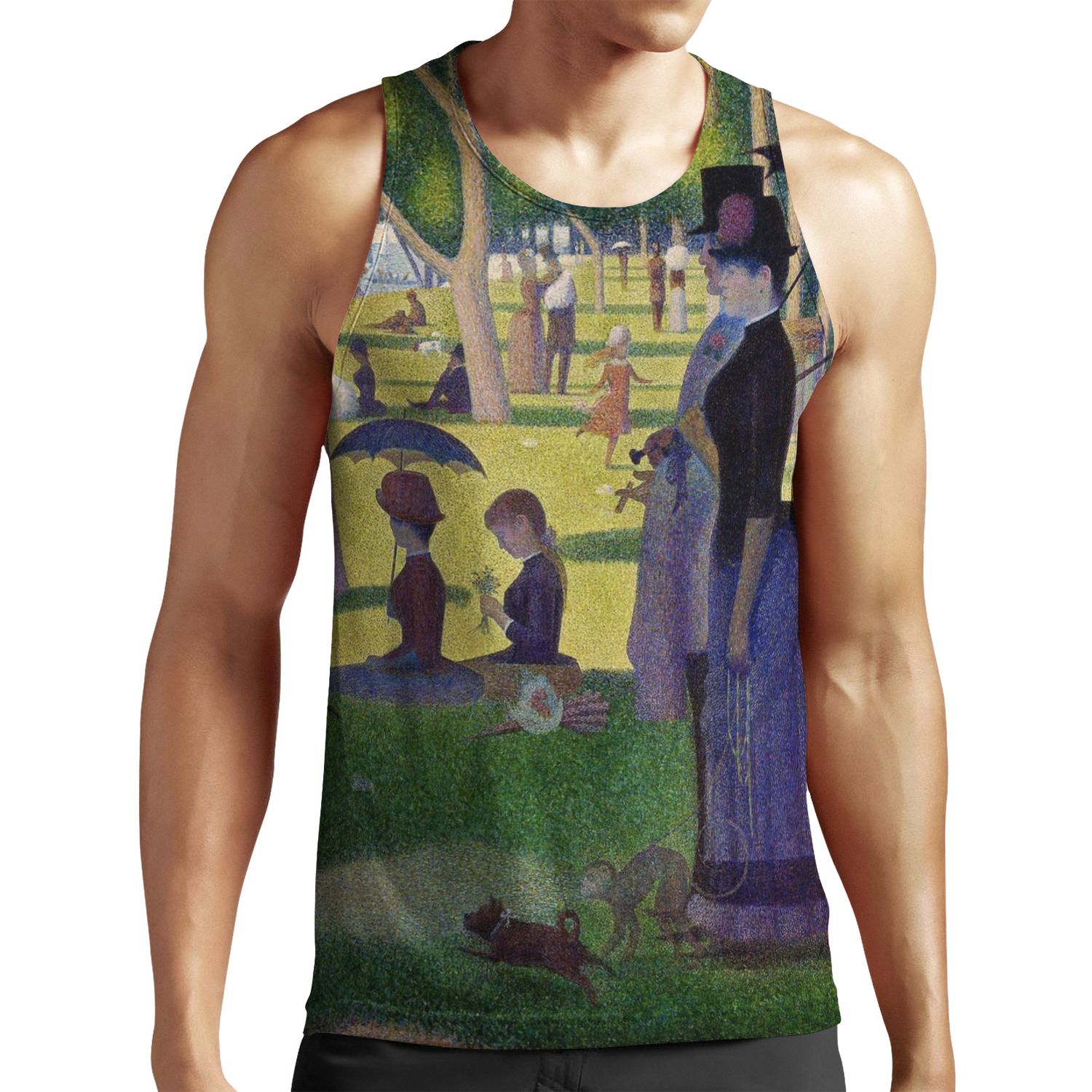 Sunday Afternoon On La Grande Jatte All-over-print Unisex Tank Top