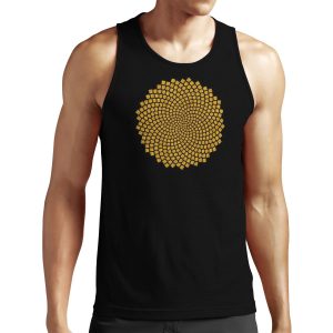 Sunflower Seed Fibonacci Spiral Golden Ratio Math Geometry All-over-print Unisex Tank Top