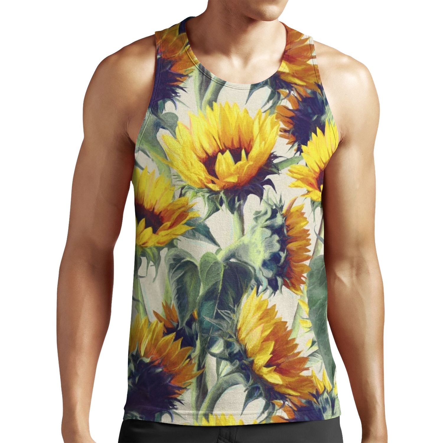 Sunflowers Forever All-over-print Unisex Tank Top