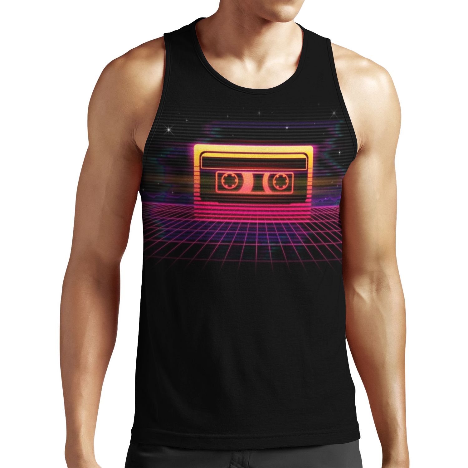 Sunset Cassette Ii All-over-print Unisex Tank Top