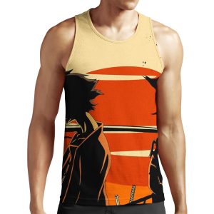 Sunset Samurai All-over-print Unisex Tank Top