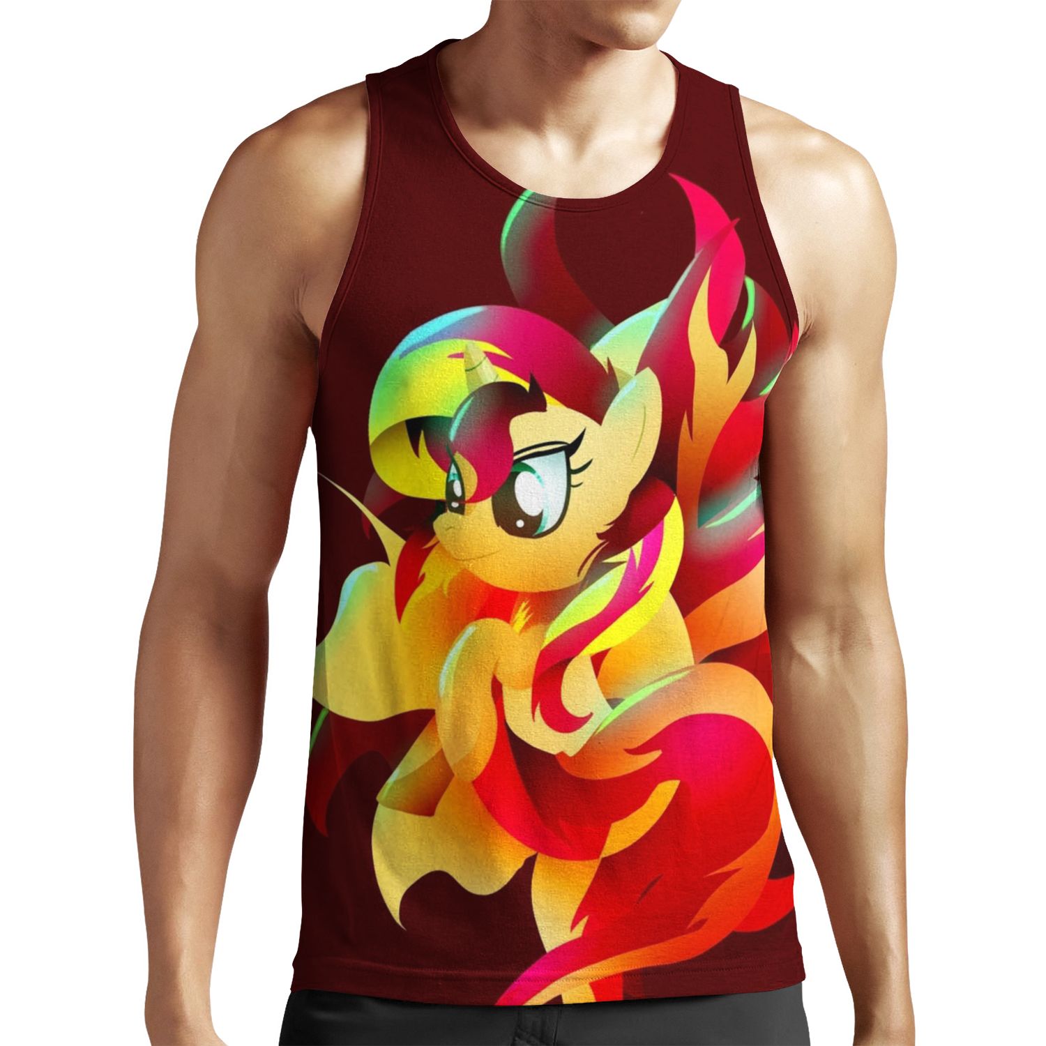 Sunset Shimmer All-over-print Unisex Tank Top