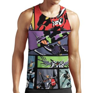 Super Robots All-over-print Unisex Tank Top