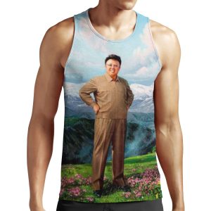 Supreme Leader Kim Jong Il All-over-print Unisex Tank Top