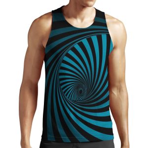 Swirl Optical Tunnel 3 All-over-print Unisex Tank Top