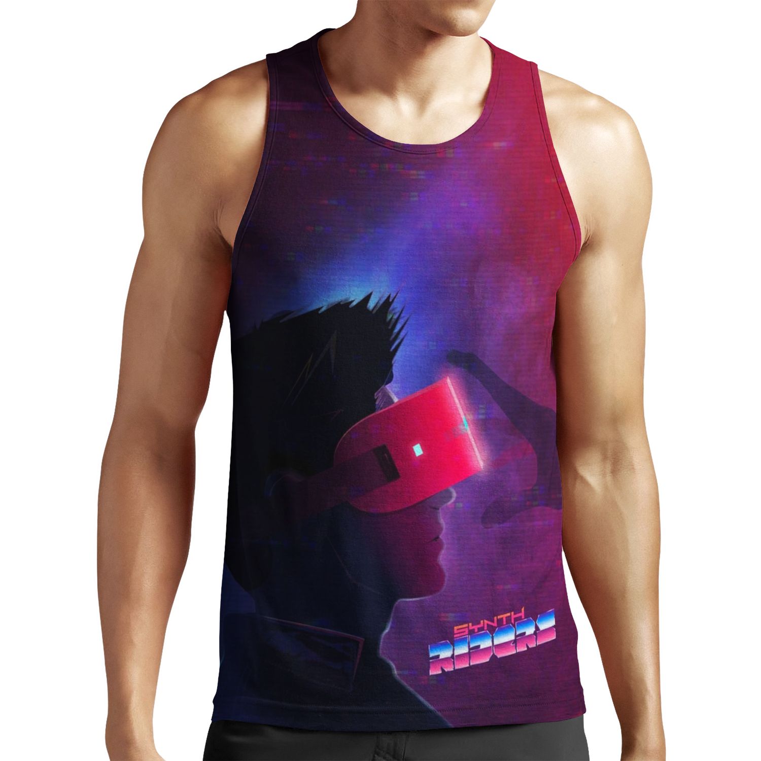 Synth Riders Immersive All-over-print Unisex Tank Top