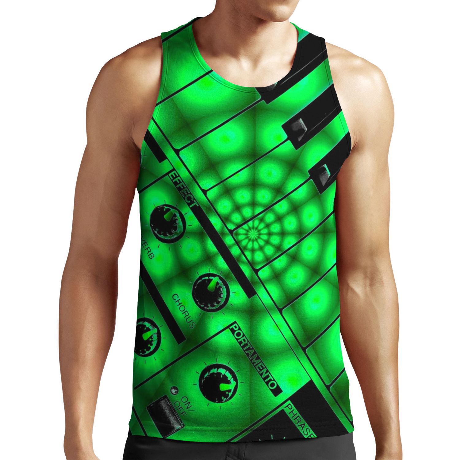 Synthesizer Keys And Filters All-over-print Unisex Tank Top