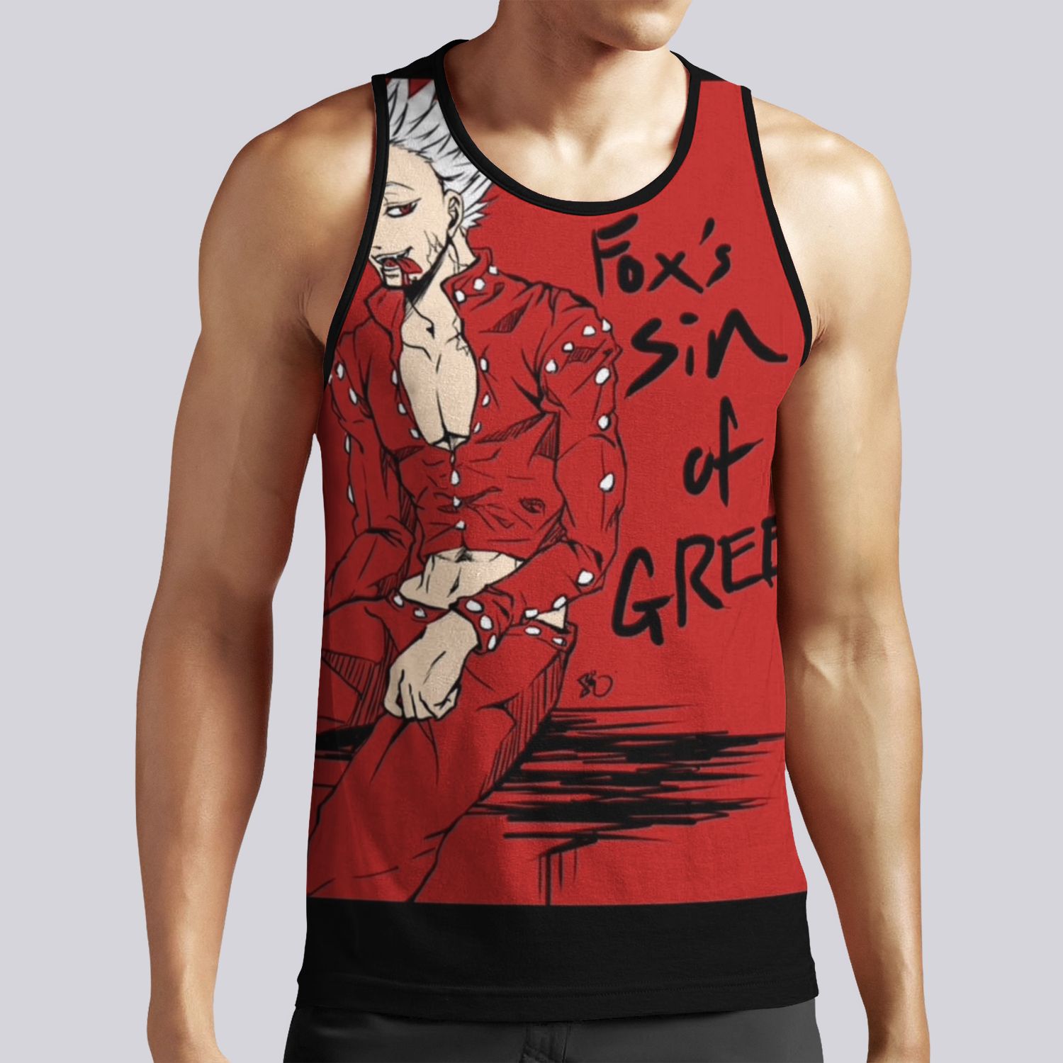 T Shirt Hull Cushion Ban Red All-over-print Unisex Tank Top