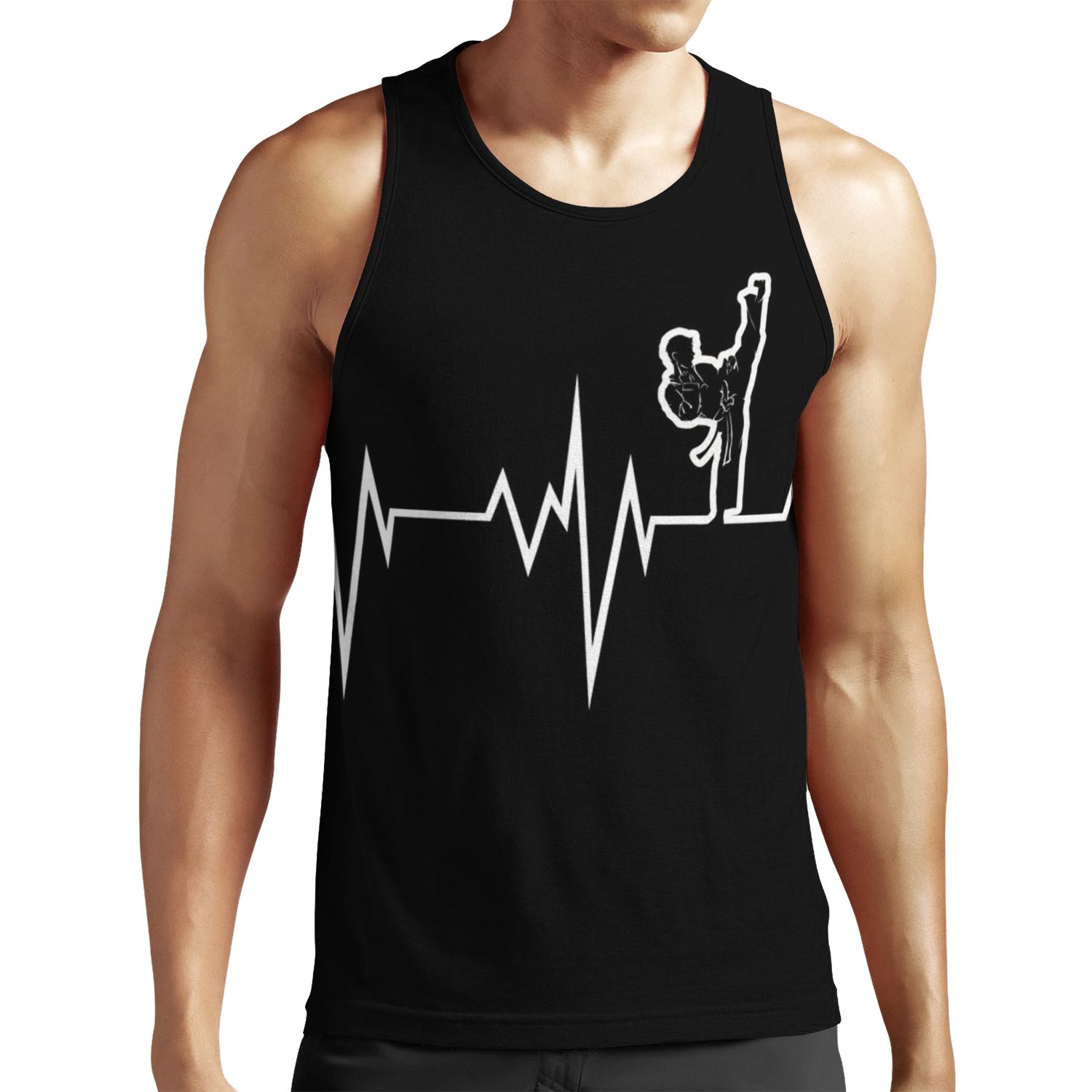 Taekwondo Heart Beat Korea Martial Art All-over-print Unisex Tank Top