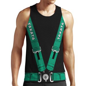 Takata Racing Carbon All-over-print Unisex Tank Top