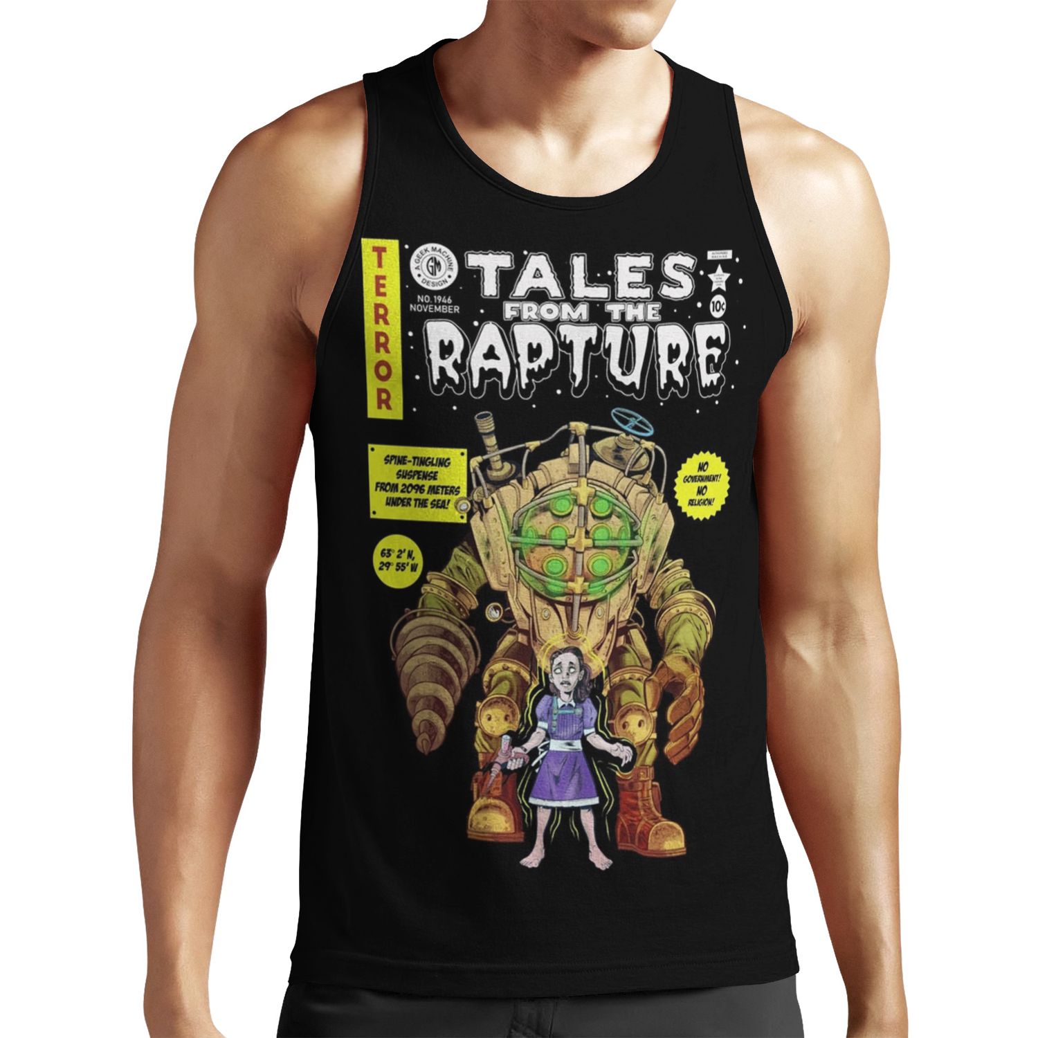 Tales From The Rapture Vintage Comic Parody All-over-print Unisex Tank Top