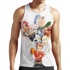 Tales Of Symphonia All-over-print Unisex Tank Top Coverart No Logo Version All-over-print Unisex Tank Top