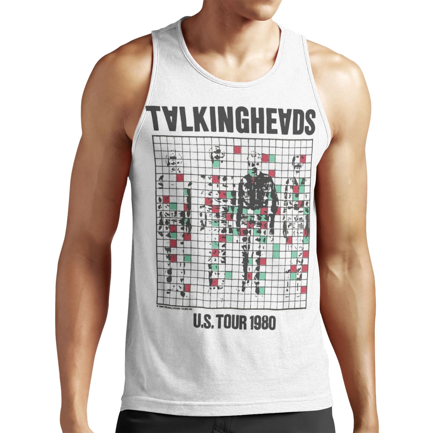 Talking Heads Inspired Tour Tee All-over-print Unisex Tank Top