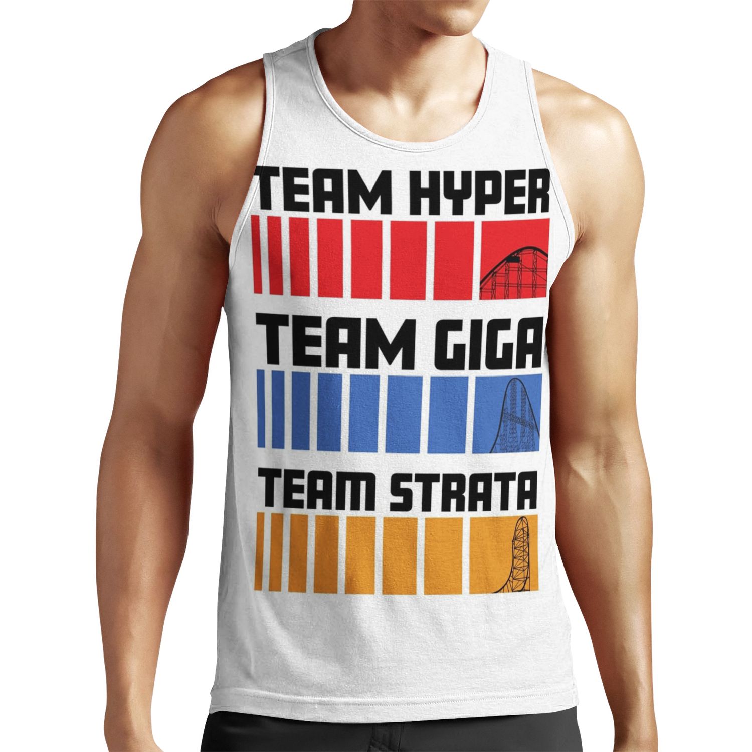 Team Hyper Giga Strata All-over-print Unisex Tank Top
