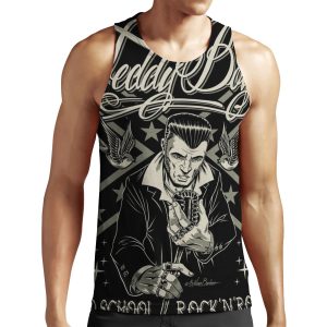 Teddy Boy Old School All-over-print Unisex Tank Top