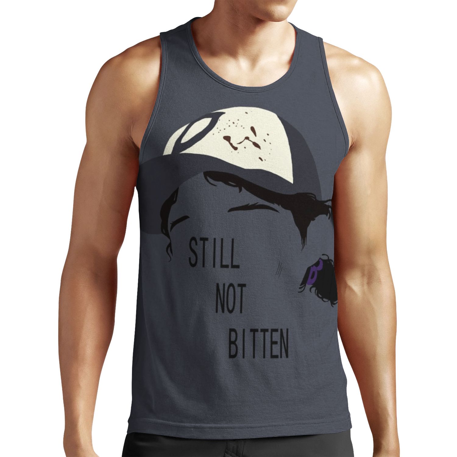Telltale Games The Walking Dead Clementine Outline Ver 2 All-over-print Unisex Tank Top