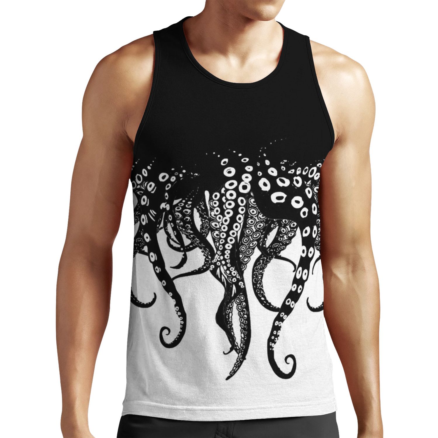 Tentacles Love All-over-print Unisex Tank Top
