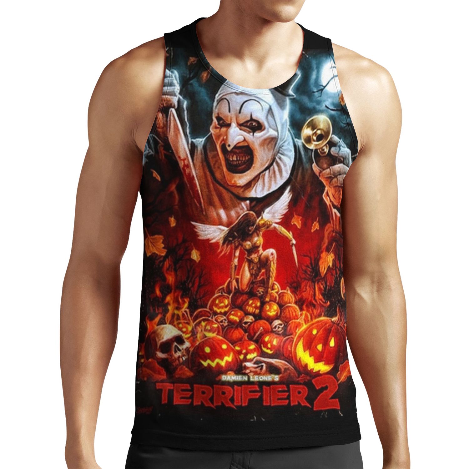 Terrifier 2 Horror Movie Poster All-over-print Unisex Tank Top