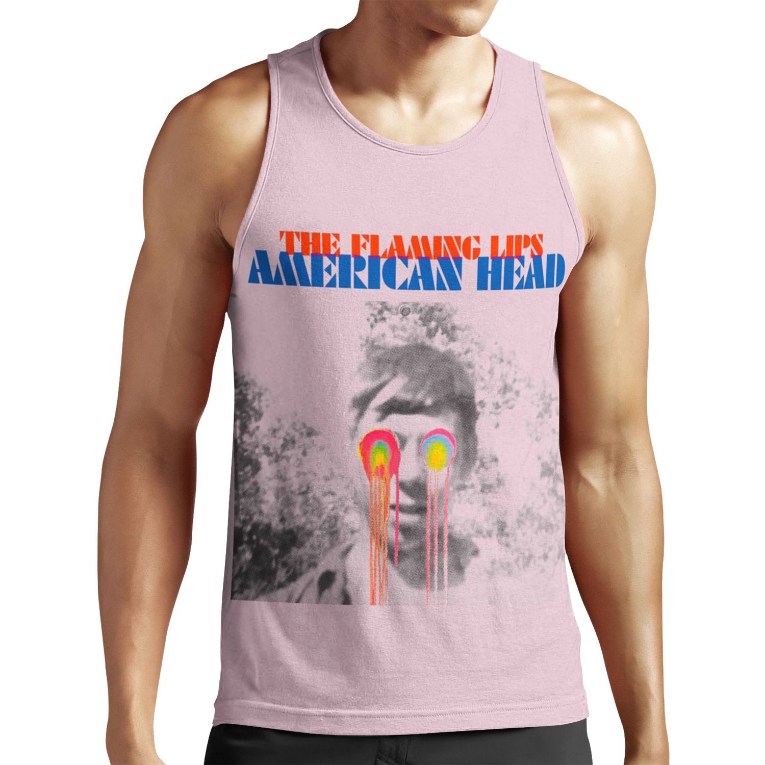 Tfl American Head Halftone All-over-print Unisex Tank Top