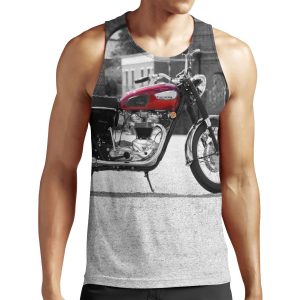 The 1968 T120 Bonnie All-over-print Unisex Tank Top