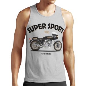 The 900 Super Sport Classic Motorcycle All-over-print Unisex Tank Top