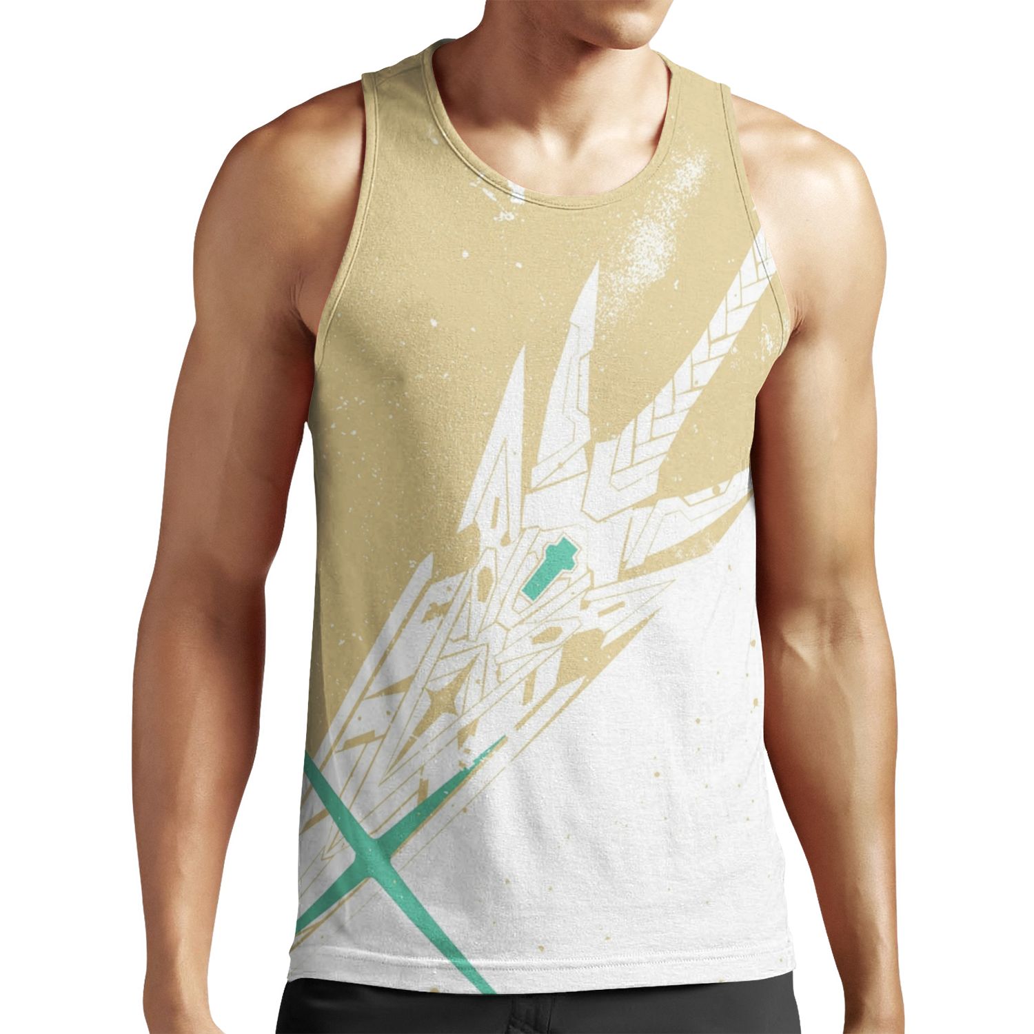 The Aegis %C3%97 Mythra All-over-print Unisex Tank Top
