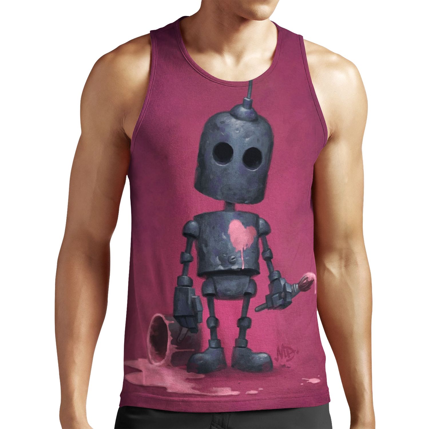 The Artist All-over-print Unisex Tank Top