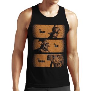The Bear The Bull The House All-over-print Unisex Tank Top