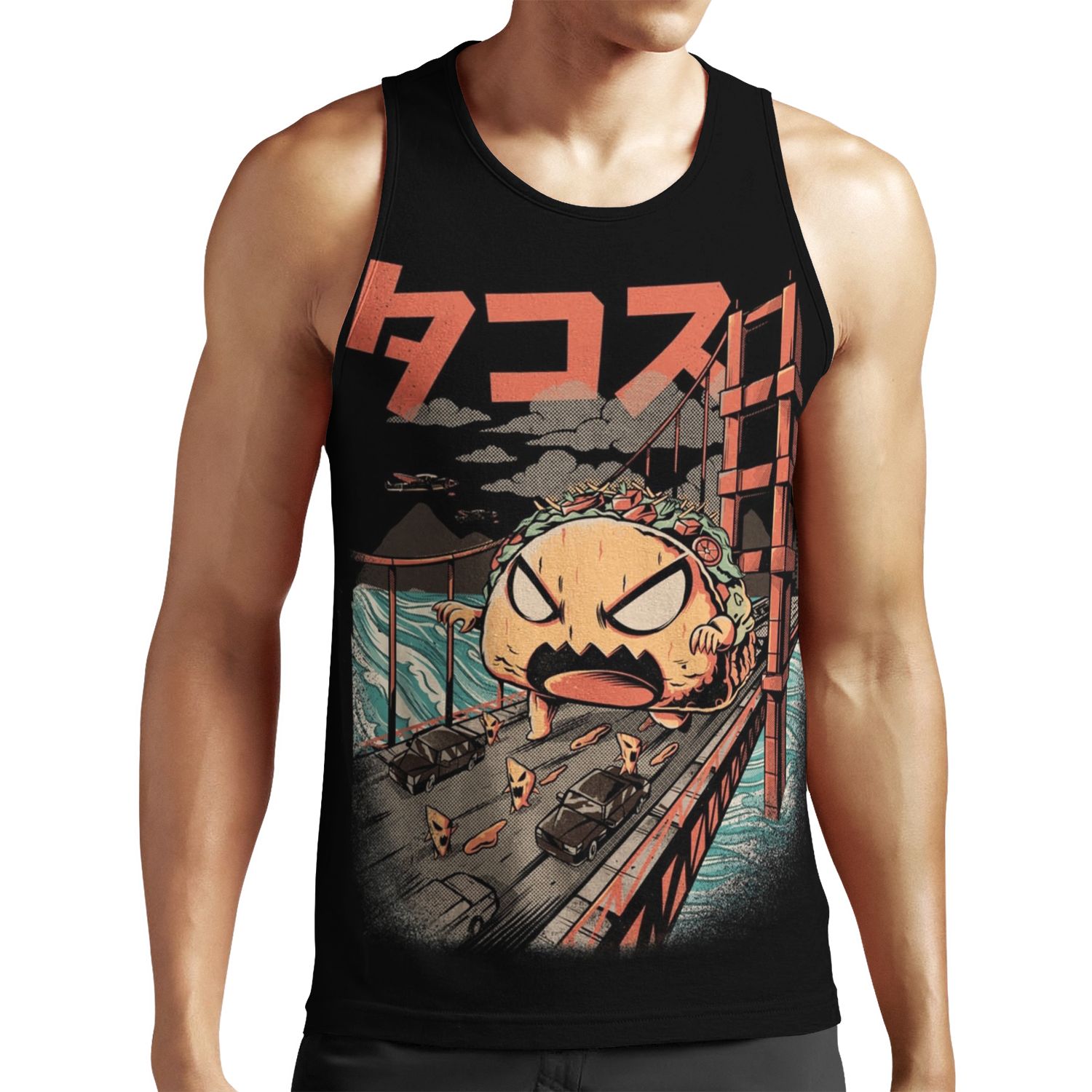 The Black Takaiju All-over-print Unisex Tank Top
